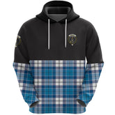 Roberton Clan Half Of Tartan Hoodie